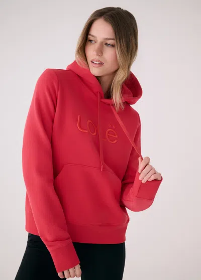 Lole Icone Pullover Hoodie In Red