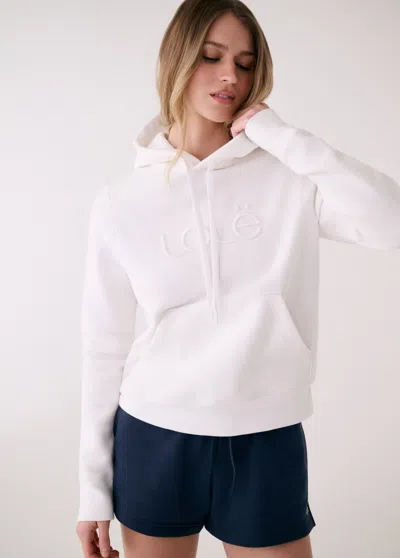 Lole Icone Pullover Hoodie In White