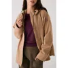 Lole Lachine Oversized Rain Jacket In Brown