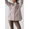 Lole Lachine Oversize Rain Coat In Gray