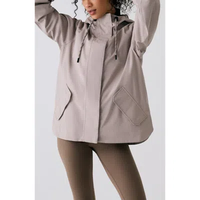 Lole Lachine Oversize Rain Coat In Gray