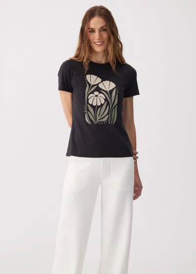 Lole Laurier Logo T-shirt In Black