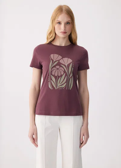 Lole Laurier Logo T-shirt In Pink