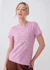 Lole Laurier T-shirt In Blossom Rosewood
