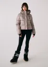 Lole London Cropped Puffer In Gray