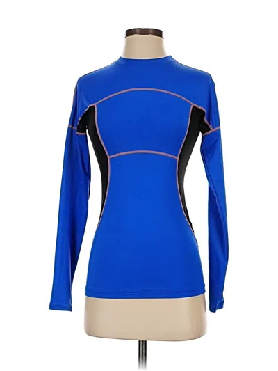 Pre-owned Lole Long Sleeve T-shirt In Blue