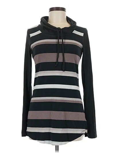 Pre-owned Lole Long Sleeve Top Gray Cowl Neck Tops