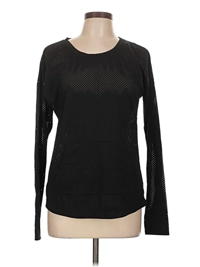 Pre-owned Lole Long Sleeve T-shirt In Black