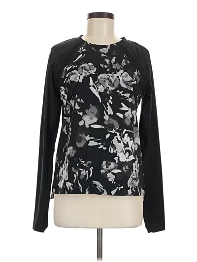 Pre-owned Lole Long Sleeve T-shirt In Black