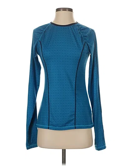 Pre-owned Lole Long Sleeve T-shirt In Blue