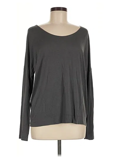 Pre-owned Lole Long Sleeve T-shirt In Gray