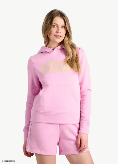 Lole Marvel Icon Pullover Hoodie In Verbena