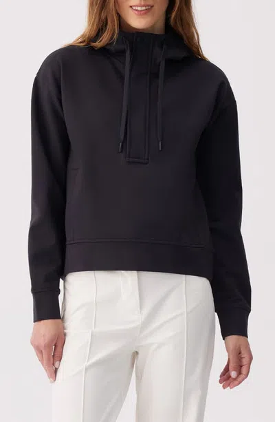 Lole Mindset Half-zip Hoodie In Black