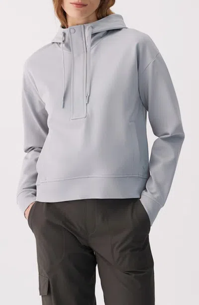 Lole Mindset Half-zip Hoodie In Blue