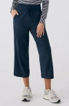 Lole Momentum Crop Drawstring Pants In Blue