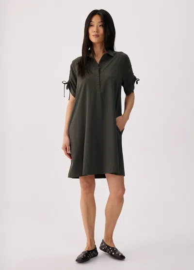 Lole Momentum Shirt Dress In Green