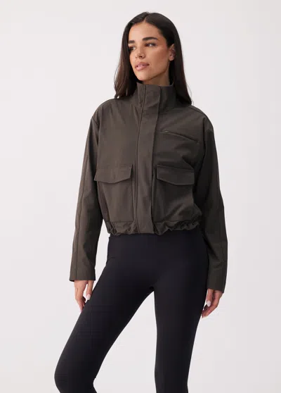 Lole Momentum Travel Jacket In Brown