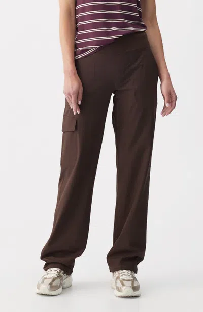Lole Momentum Water Repellent Tech Trousers In Brown
