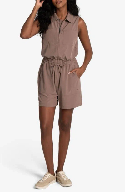 Lole Momentum Romper In Fossil