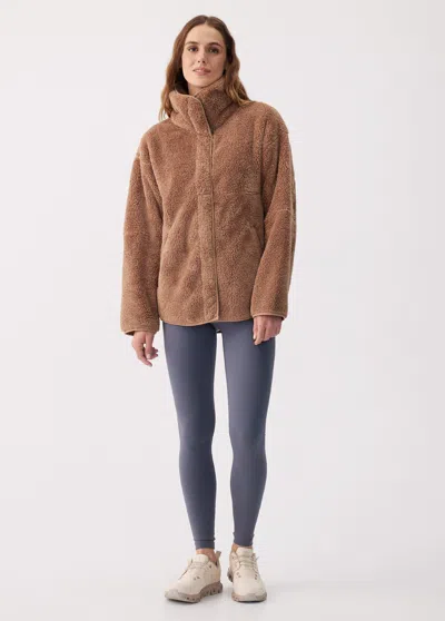Lole Nadine Jacket In Brown