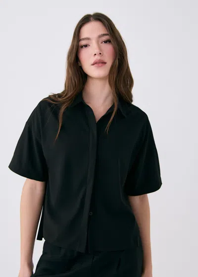 Lole Olivie Button Up Shirt In Black