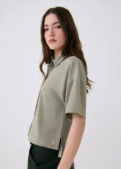 Lole Olivie Button Up Shirt In Hazel