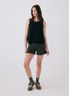 Lole Olivie Layered Tank Top In Black