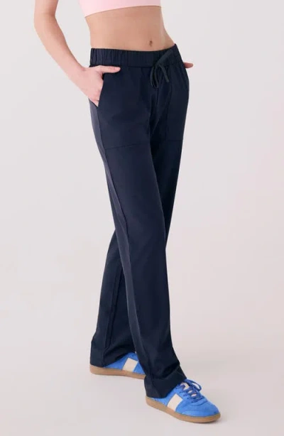Lole Olivie Straight Leg Pants In Brown