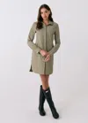 Lole Olivie Tech Shirt Dress In Hazel