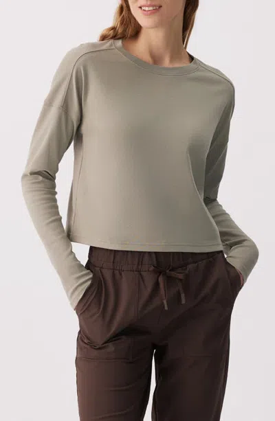 Lole Organic Cotton Long Sleeve T-shirt In Hazel