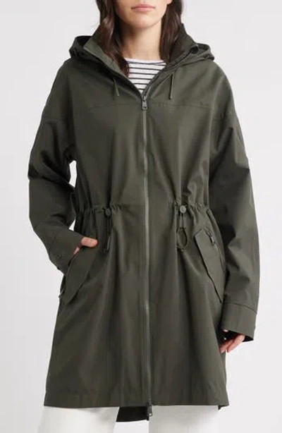 Lole Piper 2.0 Hooded Water Repellent Raincoat In Green