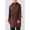 Lole Piper Waterproof Oversize Rain Jacket In Sienna