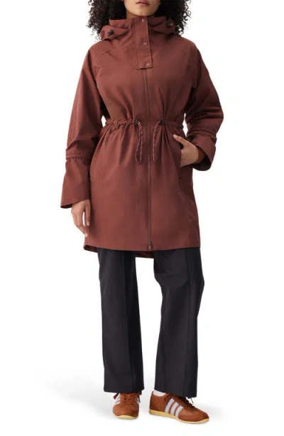 Lole Piper Water-repellent Rain Jacket In Brown