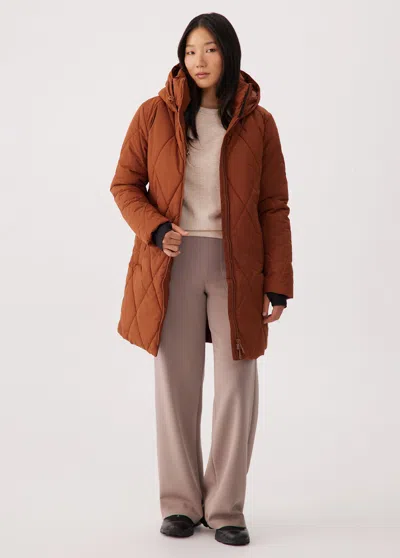 Lole Sarah Insulated Jacket In Brown