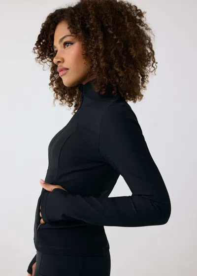Lole Sculpt Rib Jacket In Black