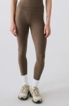 Lole Serene Ankle Leggings In Brown