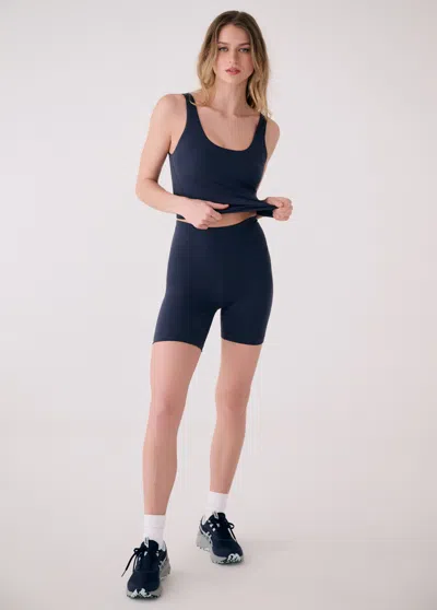 Lole Serene Biker Shorts In Blue