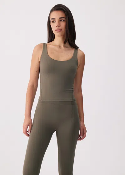 Lole Serene Support Tank Top In Green
