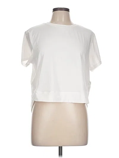 Pre-owned Lole Short Sleeve T-shirt In Ivory