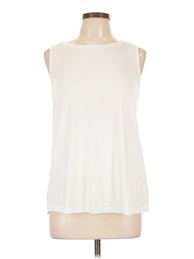 Pre-owned Lole Sleeveless Top Ivory Boatneck Tops