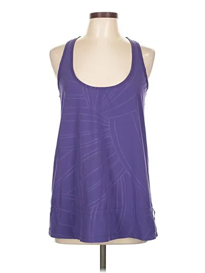 Pre-owned Lole Sleeveless Top Purple Halter Neckline Tops