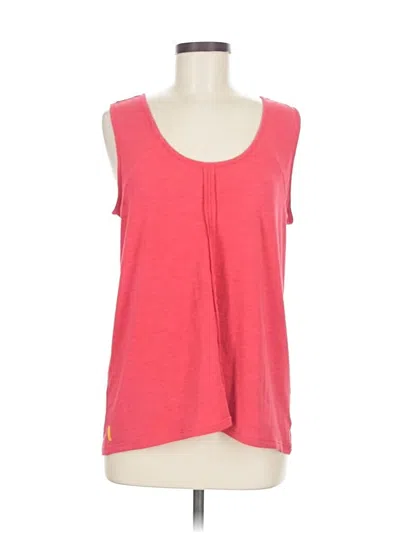 Pre-owned Lole Sleeveless Top Red Scoop Neck Tops