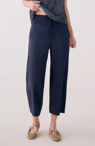 Lole Soft Crop Cargo Pants In Blue