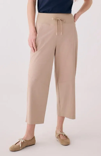 Lole Soft Crop Cargo Pants In Neutral