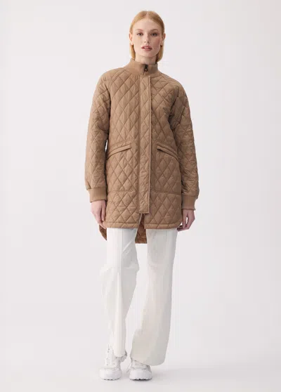 Lole Sophie 3/4 Bomber Jacket In Brown