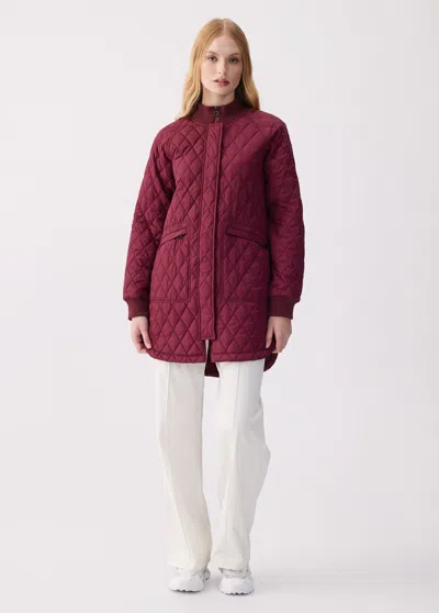 Lole Sophie 3/4 Bomber Jacket In Pink