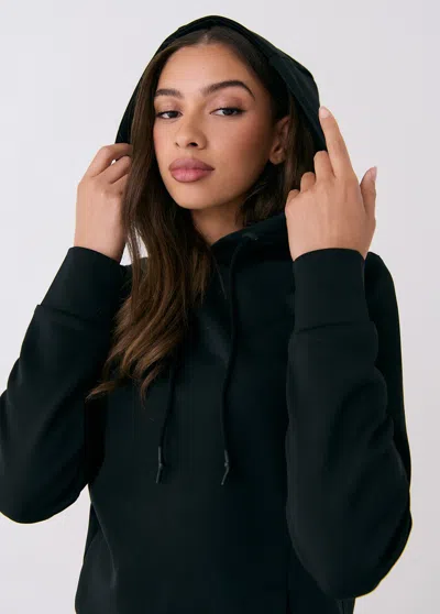 Lole Spacer Long Sleeve Tunic Hoodie In Black