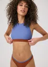 Lole Sport Bikini Top In Ironstone