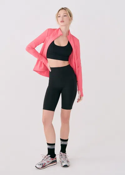 Lole Step Up Jacket In Sunset Coral