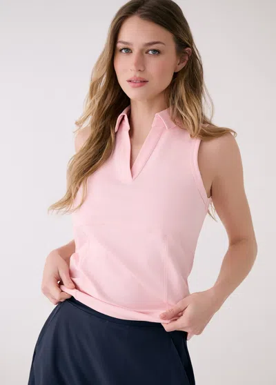 Lole Step Up Polo In Pink
